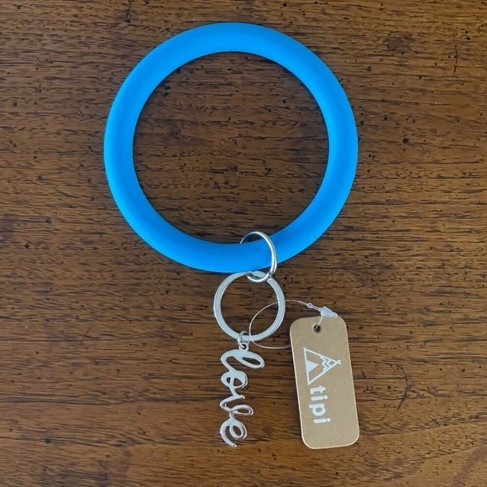 🔥Bundle & Save TIPI Soft Silicone Wrist Keychain Circle Bracelet Bangle Round